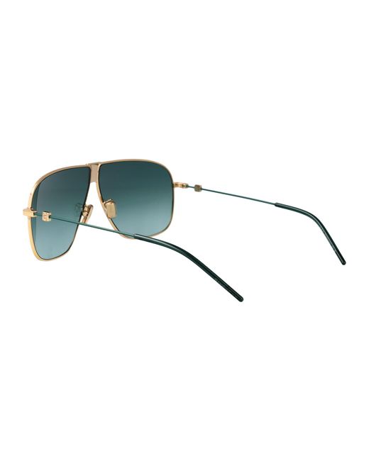 Givenchy Green Eyewear Pilot Frame Sunglasses for men