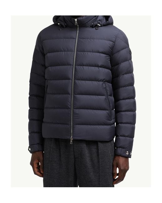 Moncler Blue Zip-Up Long-Sleeved Jacket for men