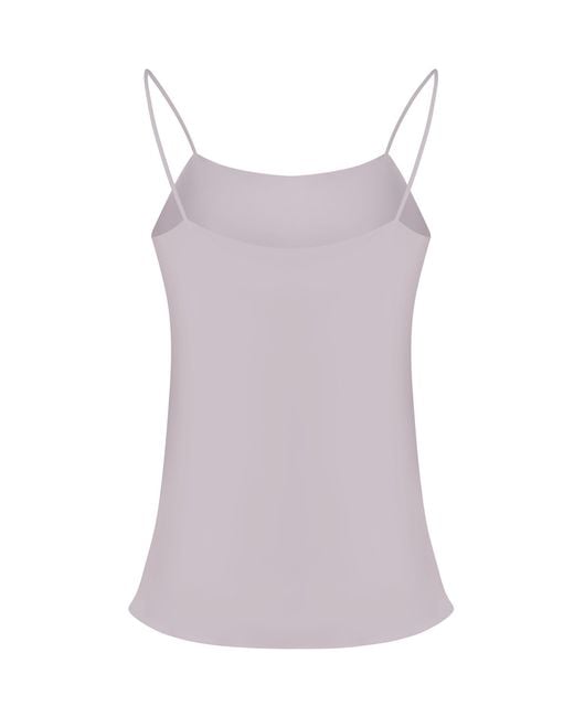 Herno Purple Satin Camisole Top