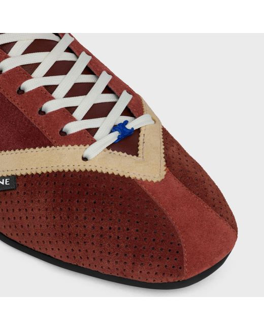 Céline Red The Flat Sneaker