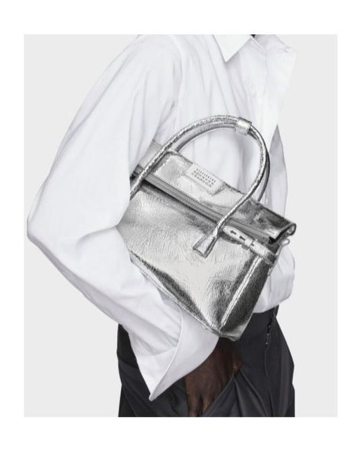 Maison Margiela Metallic 5Ac East West Medium Handbag