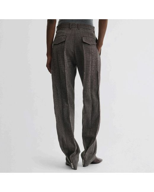 Phoebe Philo Gray Split Zip Trousers