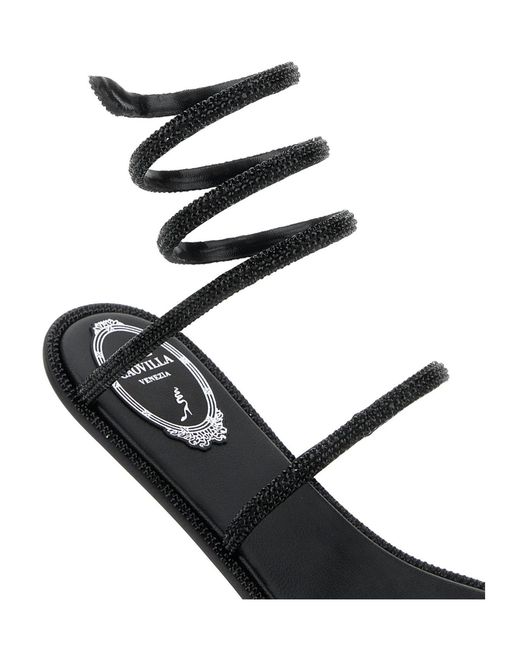 Rene Caovilla Multicolor René Caovilla Cleo Embellished Flat Sandals