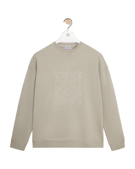 Loewe White Regular Fit Sweatshirt for men