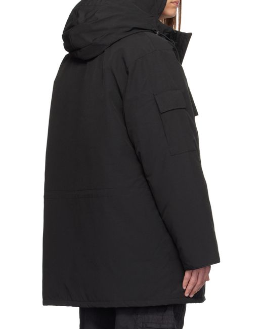 Canada Goose Black Expedition Hooded Jacket for men
