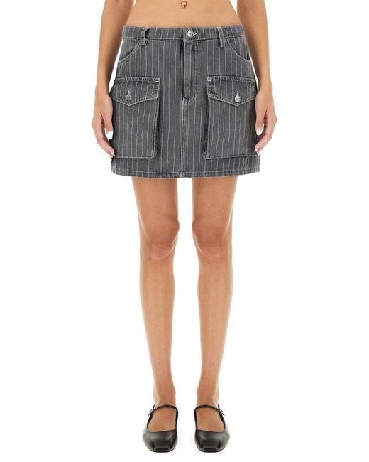 Baum und Pferdgarten Gray Sali Pinstripe Skirt