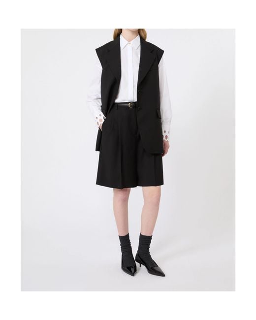 Max Mara White Poplin Shirt