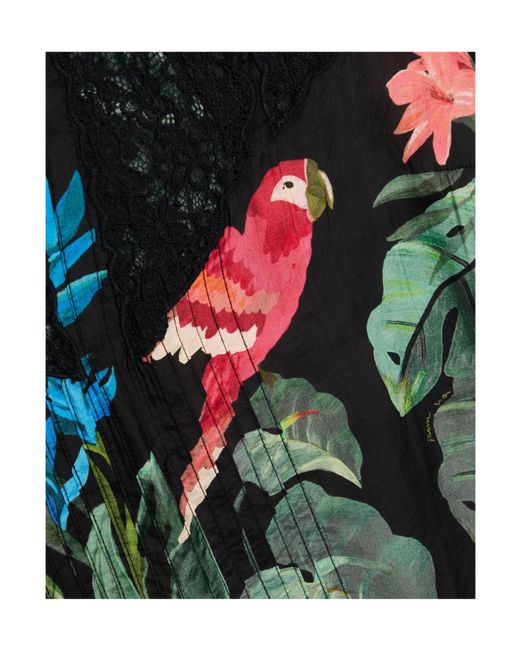 Farm Rio Green Printed Tops