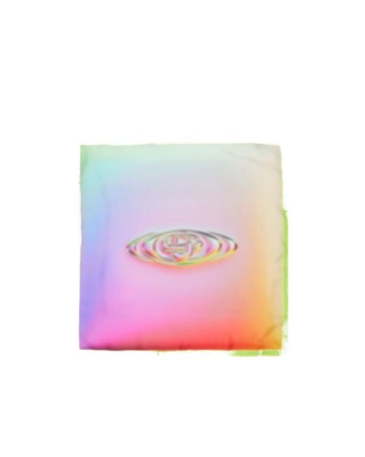 Casablanca Pink Printed Square Silk Scarf