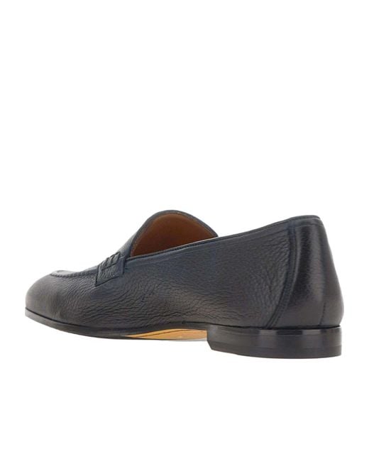 Doucal's Blue Penny Loafers for men