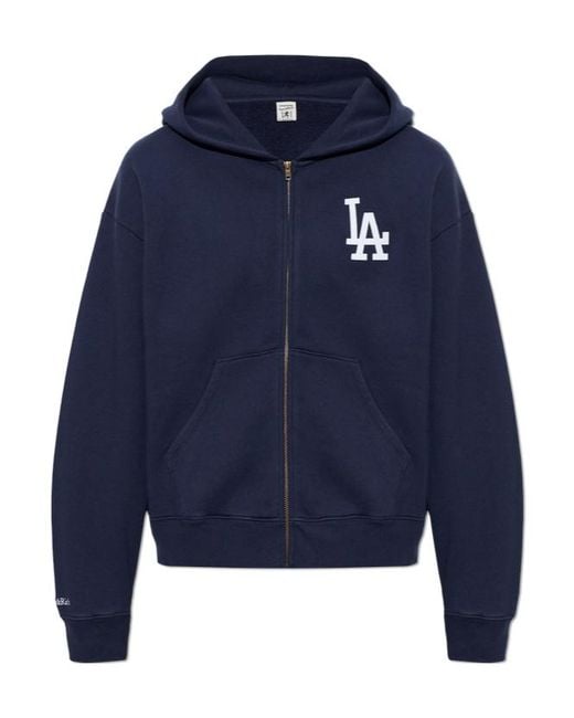 Sporty & Rich Blue Sr X La Dodgers Long-Sleeve Sweatshirt