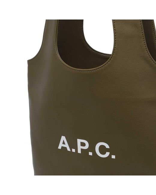A.P.C. Green Ninon Small Top Handle Bag