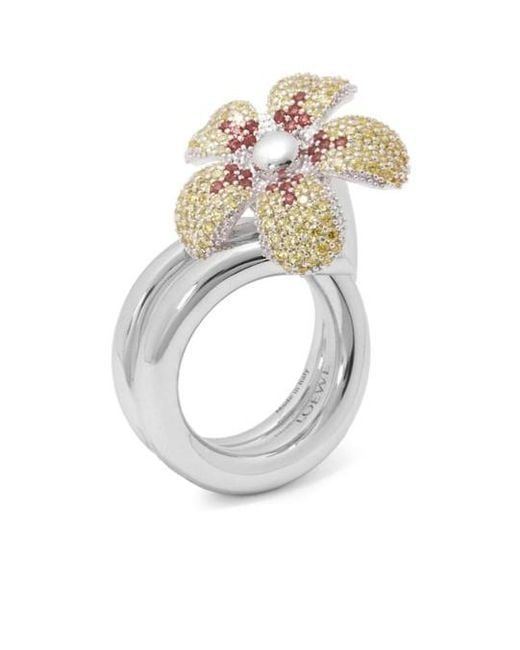 Loewe White Flor Ring