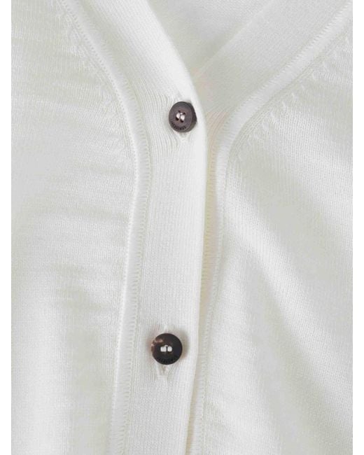 Jacquemus White The J Cardigan