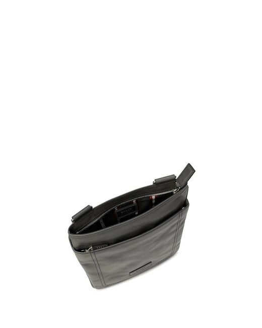 Bally Black Logo Shoulder Bag