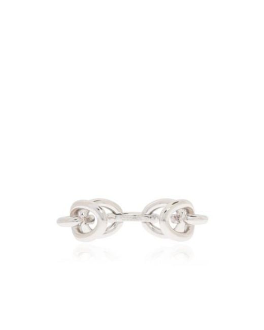 Isabel Marant White Chained Bracelet