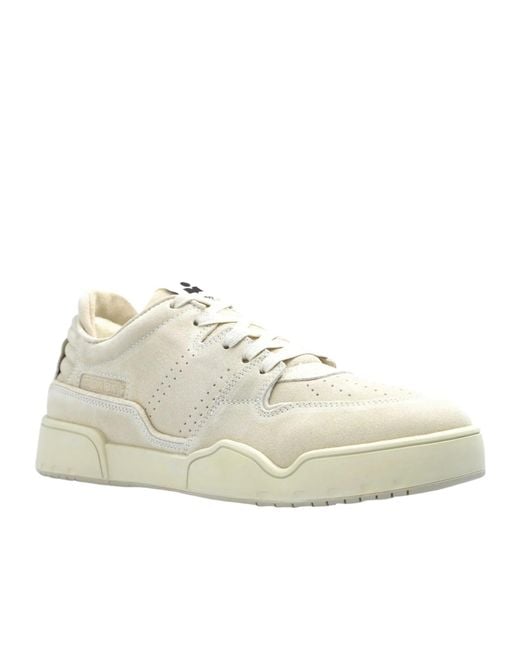 Isabel Marant White Emreeh Lace-Up Sneakers for men