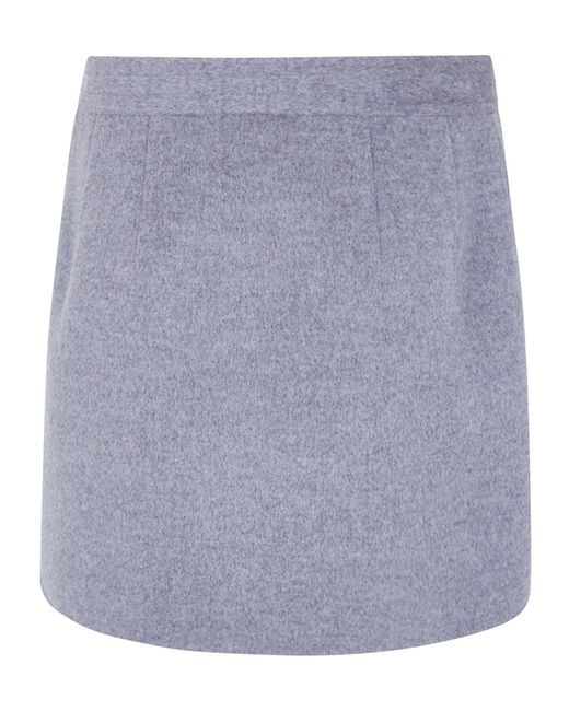 Semicouture Blue June Skirt