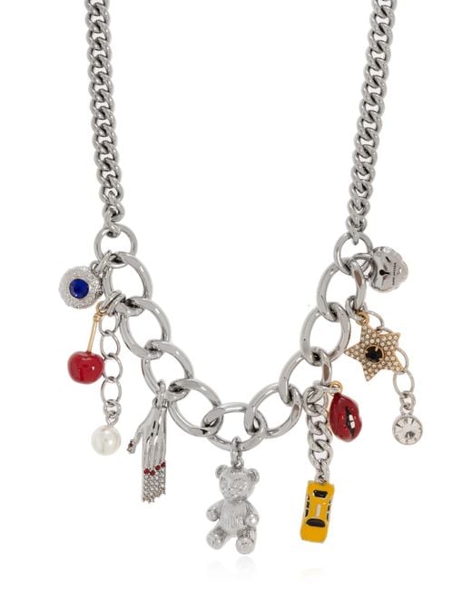 Marc Jacobs White Bijoux Charm Necklace