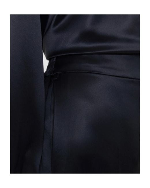 Joseph Blue Wide-Leg Pants