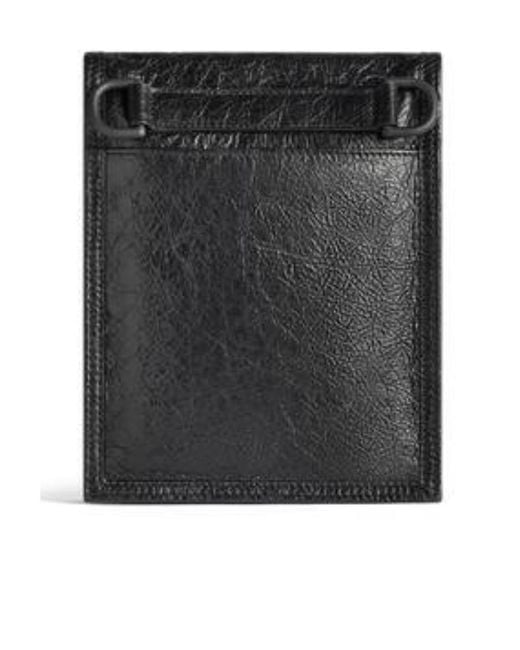 Balenciaga Black Explorer Small Crossbody Bag for men