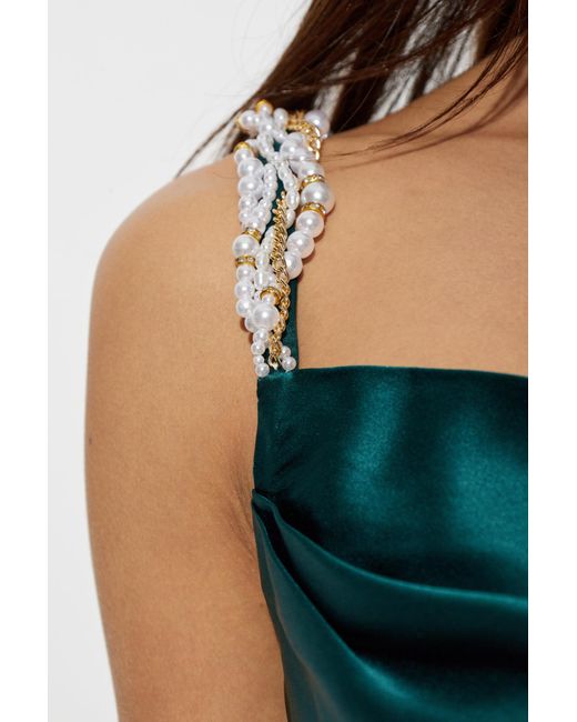 Balmain Green Cami Dress