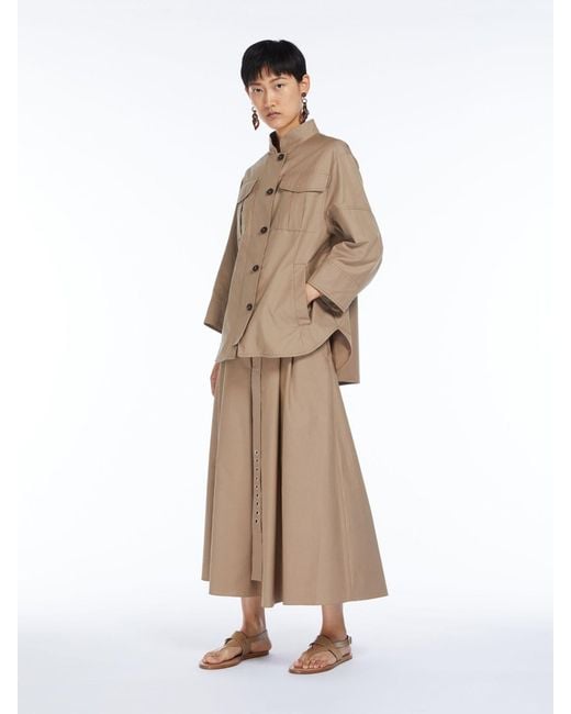Max Mara Natural 'S Buttoned Long-Sleeved Jacket