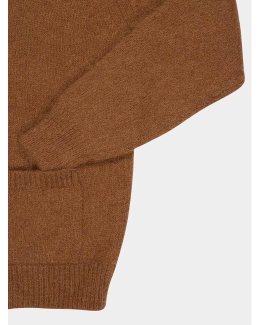Tom Ford Brown Buttoned V-Neck Cardigan for men