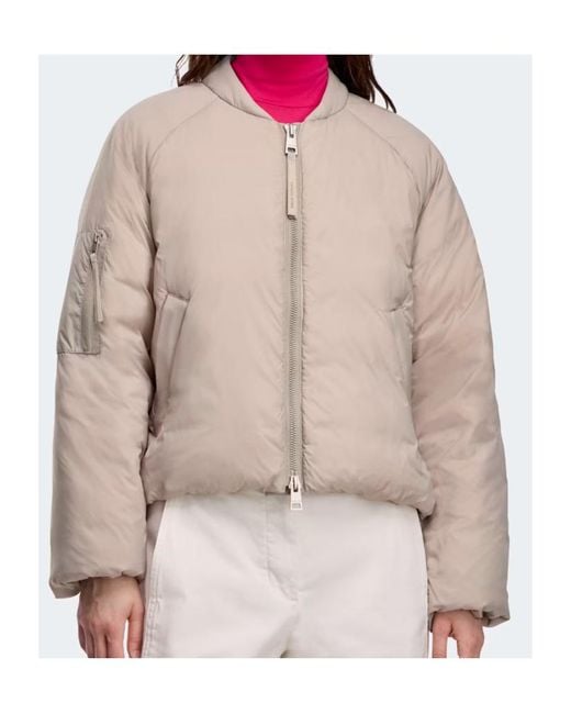 Canada Goose Gray Elba Down Bomber Jacket