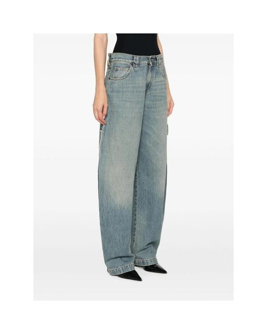 DARKPARK Blue Tapered-Leg Jeans