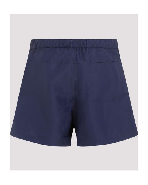 Brioni Blue Zip-Up Swim Shorts for men