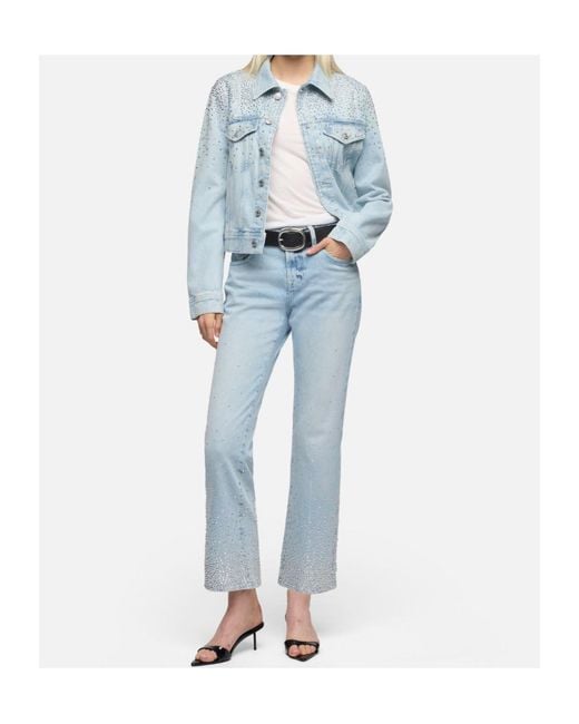 7 For All Mankind Blue Adi Trucker Jacket