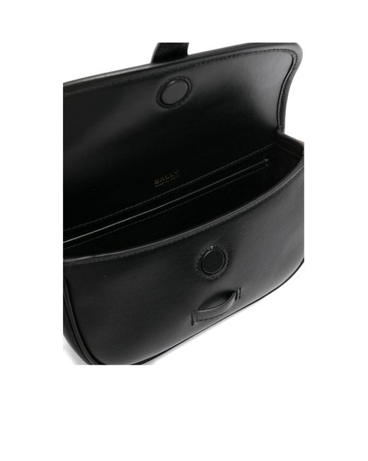 Bally Black Leather Crossbody Bag