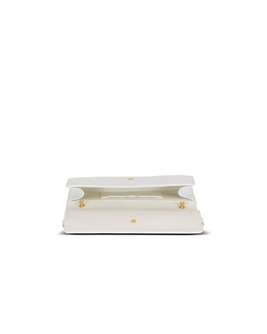 Balmain White Shuffle Chain Linked Wallet