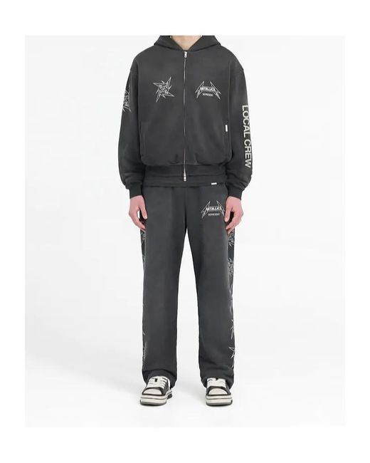 Represent Gray X Metallica 40 Year Anniversary Hoodie for men