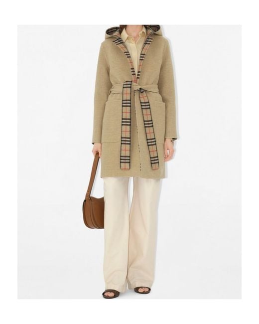 Burberry Natural Belted Reversible Coat