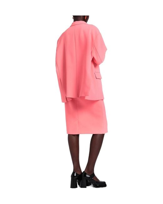 MAX&Co. Pink Solid Color Blazers