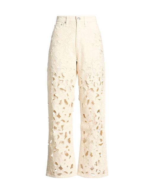Rag & Bone Natural Plain Colour Denim Trousers