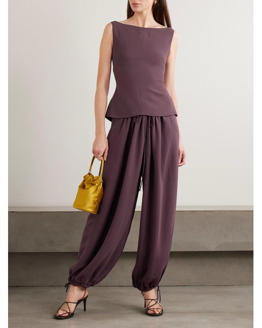 TOVE Purple Genni Sleeveless Top