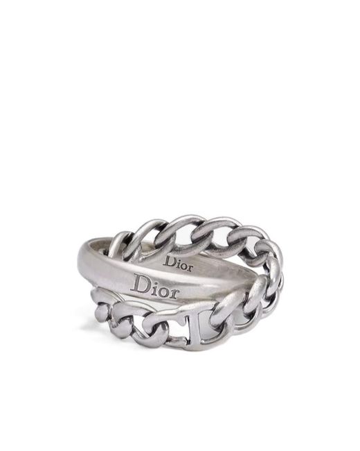 Dior White Stack Ring for men