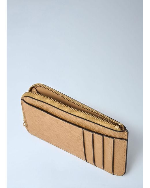 Chloé Multicolor Chloé Logo Plaque Zipped Wallet