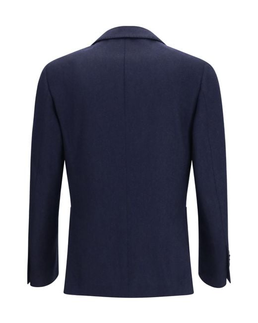 Lardini Blue Single-Breasted Jacket for men