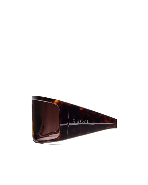 Gucci Pink Mask Frame Sunglasses for men