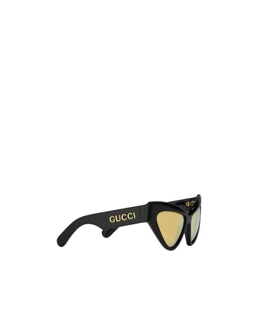Gucci Metallic Eyewear Alien Framed Sunglasses