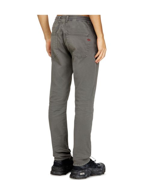 DIESEL Gray Belt Loop Jeans for men