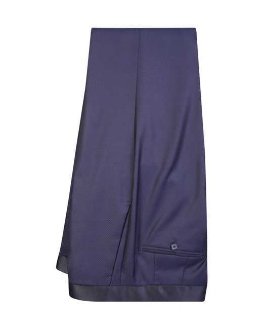 Tagliatore Blue Single-Breasted Three-Piece Suit Set for men