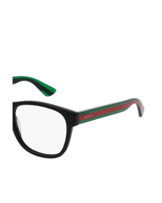 Gucci White Eyewear Rectangular Glasses And Frames for men