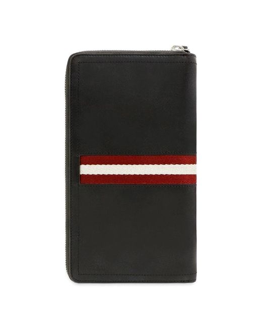 Bally Black Logo Wallet for men