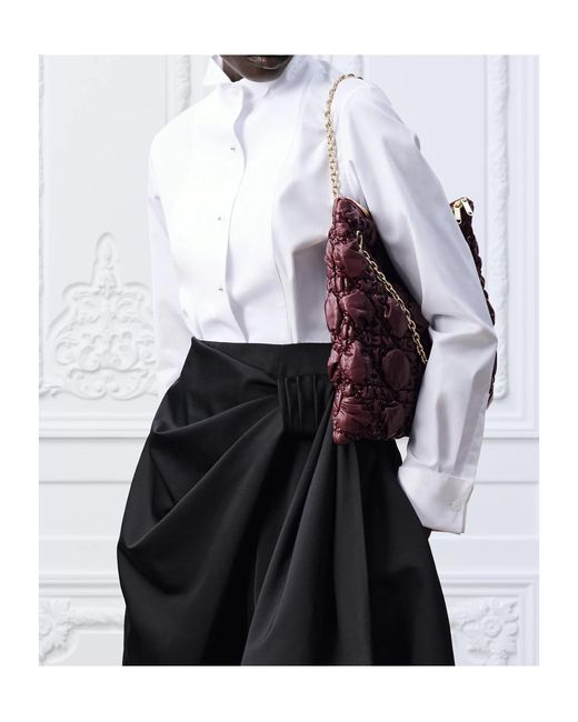 Dior Black Mid-Length Draped Skirt