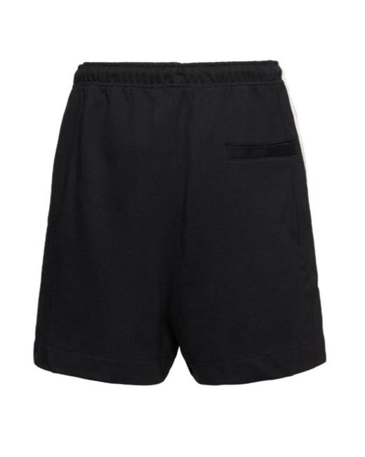 Y-3 Black Drawstring Shorts for men